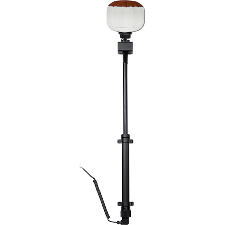 LED 360° Glare-Free Balloon Light Kit with Push-Up Light Pole