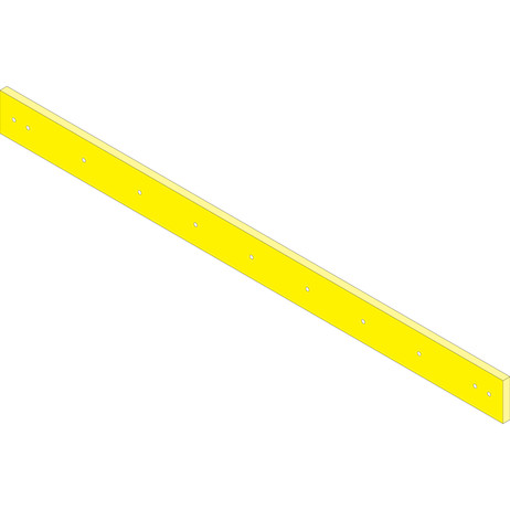 SnowDogg® Municipal Plow Cutting Edge - Yellow Polyurethane