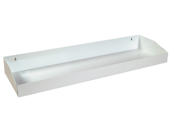 Removable Shelf & Tray for White Steel Topsider