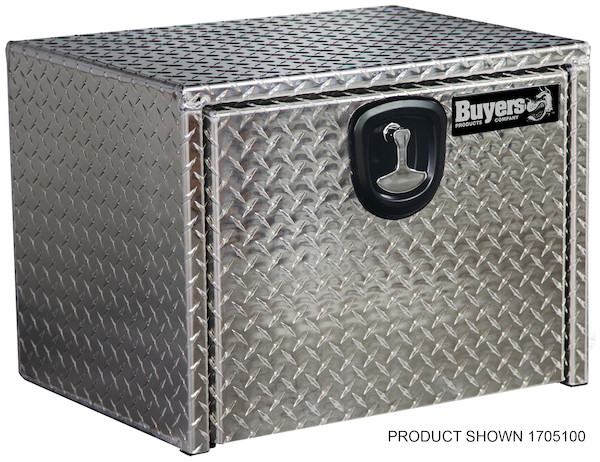 18" H x 18" D x 48" W XD Aluminum Underbody Toolbox Buyers Products 1706510 