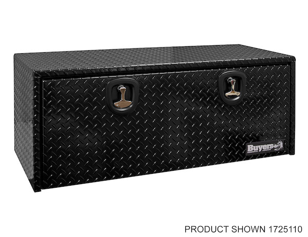thumbnail image 2 of Buyers Diamond Tread Aluminum Underbody Tool Box - 18x18x30, Model 1705103, Made In USA 2 of 5