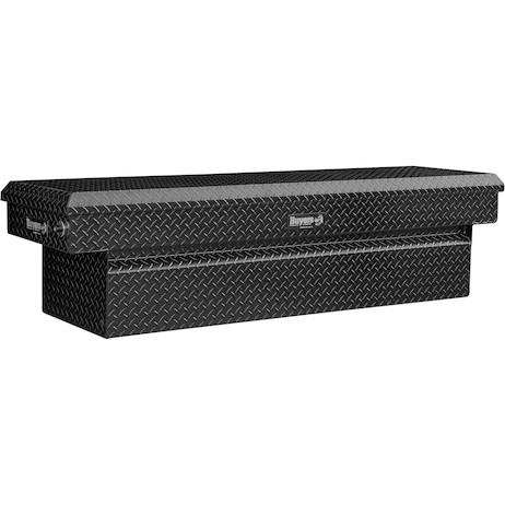 Gloss Black Diamond Tread Aluminum Crossover Truck Tool Box Series 