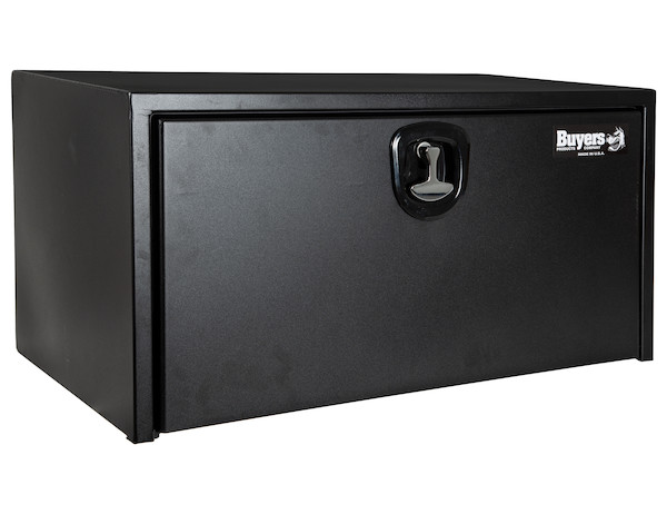 Textured Matte Black Steel Underbody Truck Tool Box with 3-Point Latch Series