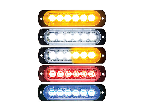 Thin 4.5 Inch Horizontal LED Strobe Light Series