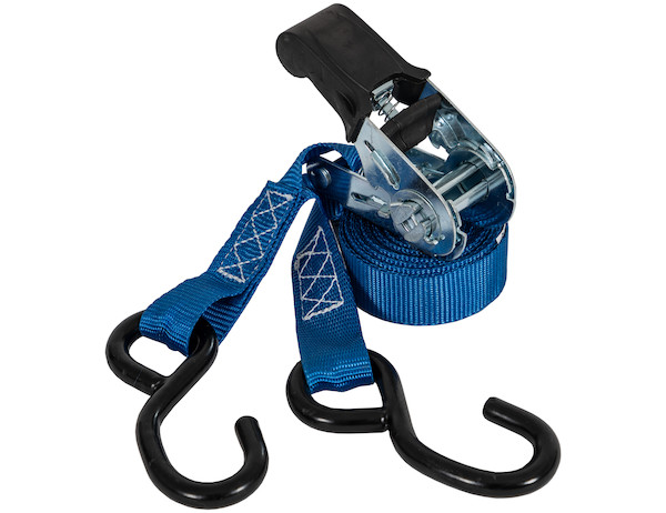 12 Foot Standard Duty Ratchet Tie Down with Rubber Grip