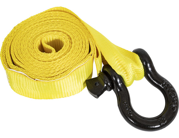 2"x 20' Tow Strap  RATED 5,500 LB Recovery Strap Auto Truck ATV Pulling Off Road 