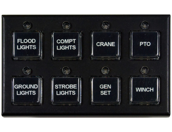 Buyers Products 6391204 3-Switch Panel for DOT Truck Lights 