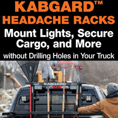 Heavy-Duty Steel Pickup Truck Headache Rack with Standard Mounting Brackets