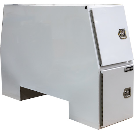 Gloss White Steel Backpack Truck Tool Box Series for Service Body Trucks