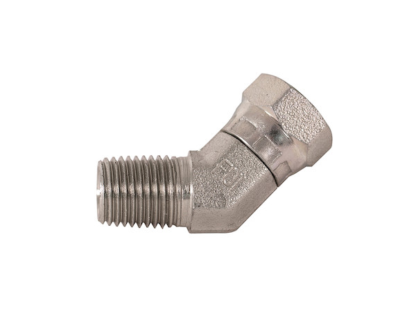 Female Pipe Swivel to Male Pipe 45º Elbow