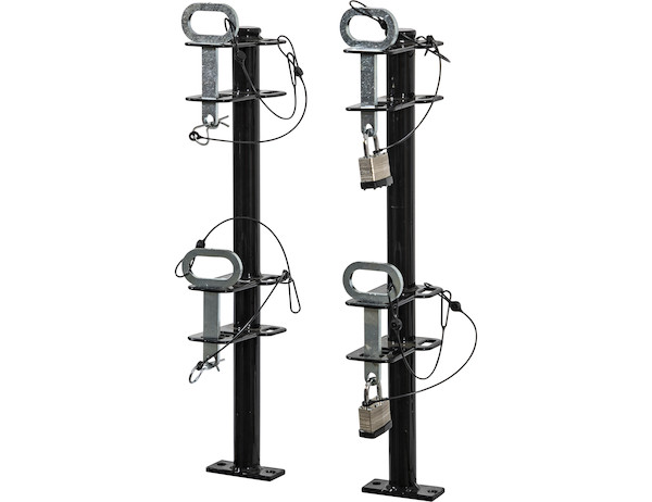 Lockable Trimmer Racks with Padlocks | Buyers Products