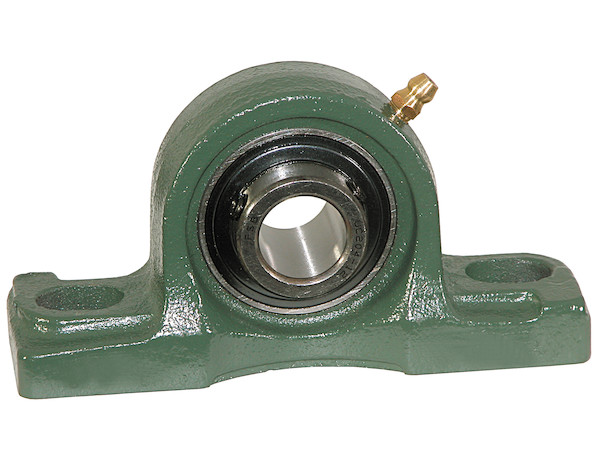 TRITAN Pillow Block Bearing: 25 mm Bore, Cast Iron, Set Screws, 36.5 mm  Shaft Ht, 140 mm Overall Lg