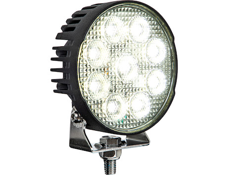 Ultra Bright 4.5 Inch LED Flood Light with Strobe - Round Lens