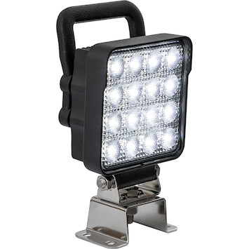 4.25 Inch Square LED Flood Light with Handle and Switch