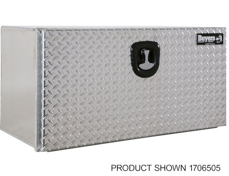 Pro Series Smooth Aluminum Underbody Truck Tool Box with Diamond Tread Door Series