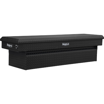 Textured Matte Black Diamond Tread Aluminum Crossover Truck Tool Box Series 