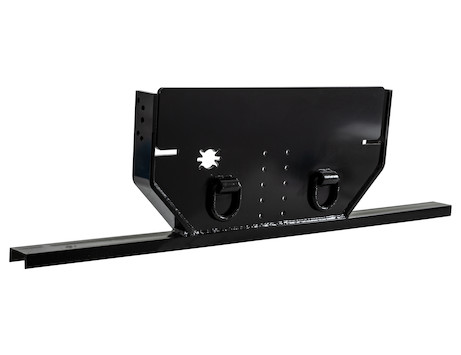 Hitch Plate for Pintle Mounting with Bottom Channel