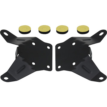 Black Steel Adjustable Bracket Kit for 24-Inch, 48-Inch, 54-Inch and 60-Inch Light Bars