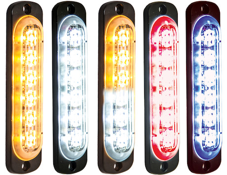 Thin 4.5 Inch Vertical LED Strobe Light Series