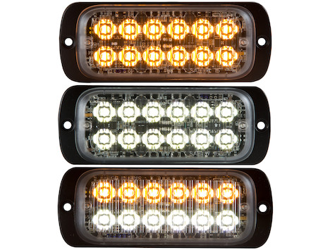 Details about   GHOST Rock Amber LED Warning Light With Surface Mount EGHST2AW-12 