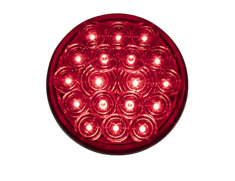 4 Inch Round Stop/Turn/Tail Light with 18 LEDs