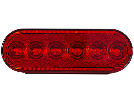 6 Inch Oval Stop/Turn/Tail Light with 6 LEDs