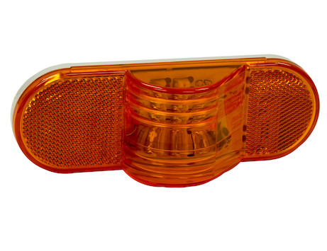 Sealed Faceted Miro-Reflector 2 Inch Round LED Side Fender Panel Lights with Grommets and Wire Pigtail Partsam 2x Amber 2 Round Truck Trailer Led Side Marker Clearance Light 9 Diodes 