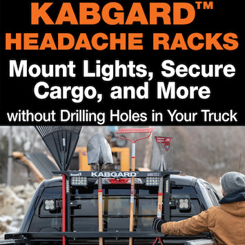 Heavy-Duty Steel Pickup Truck Headache Rack with Standard Mounting Brackets