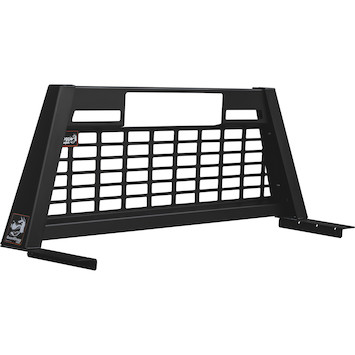 Matte Black Aluminum GuardDogg® Pick-Up Truck Headache Rack with Mounting Brackets