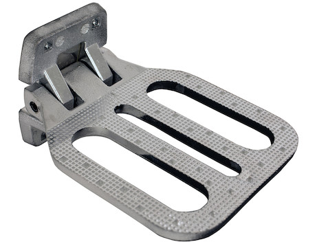 Buyers Products 5236586 Safety Folding Foot/Grab Step-Zinc Finish 
