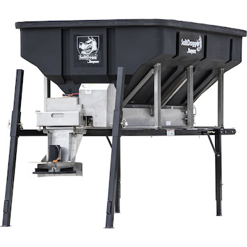 SaltDoggRegistered PRO4000 Series Poly Hopper Spreaders with Auger