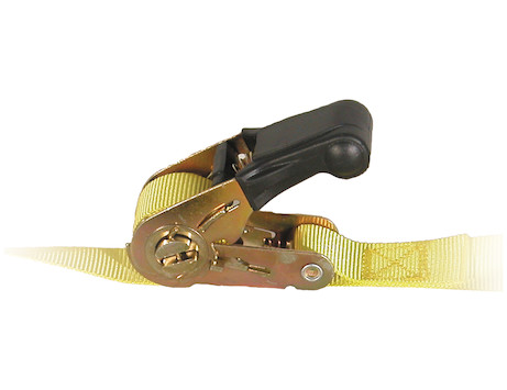 12 Foot Ratchet Tie Down with Soft Rubber Grip