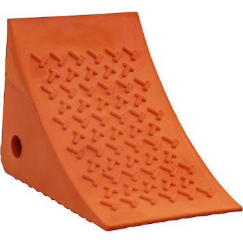 Orange Polyurethane Wheel Chock