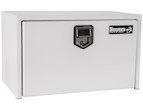 White Steel Underbody Truck Box with Paddle Latch