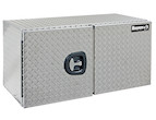 Diamond Tread Aluminum Underbody Truck Box with Barn Door