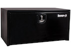 Black Steel Underbody Truck Box with 3-Point Latch